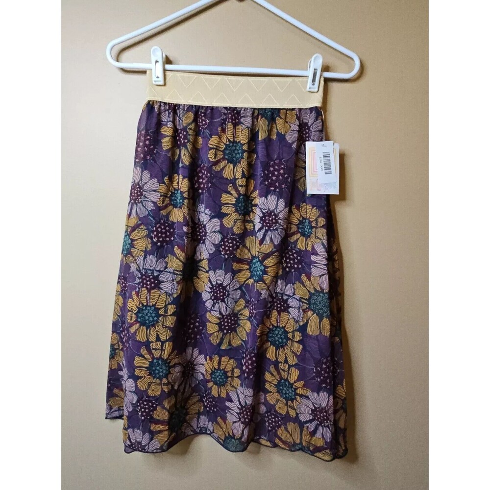 LULAROE LOLA MIDI LAYERED SKIRT OVERLAY XXS